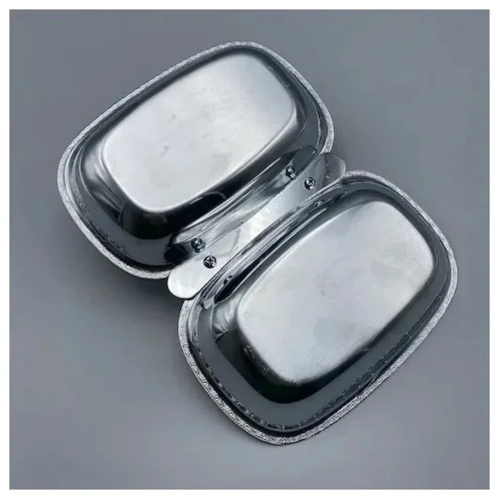 Art Deco Farberware Chrome Snack or Tidbit Tray Bakelite‎ Handle Vintage